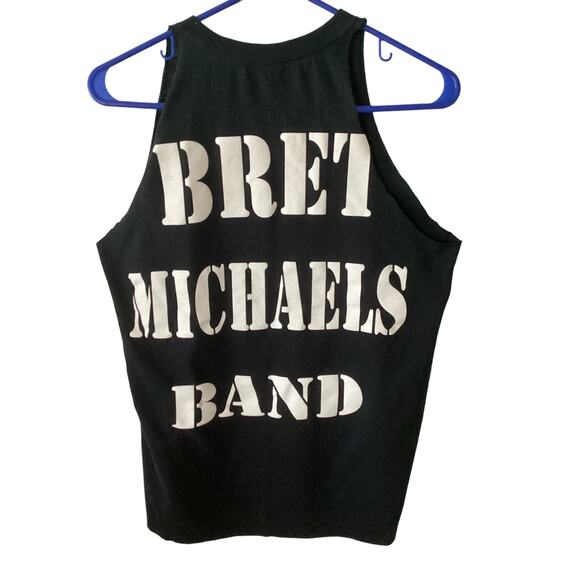 Signed Bret Michael's Road Dog Graphic Tee  Cut Sleeve/Neck No Tag - Picture 4 of 4